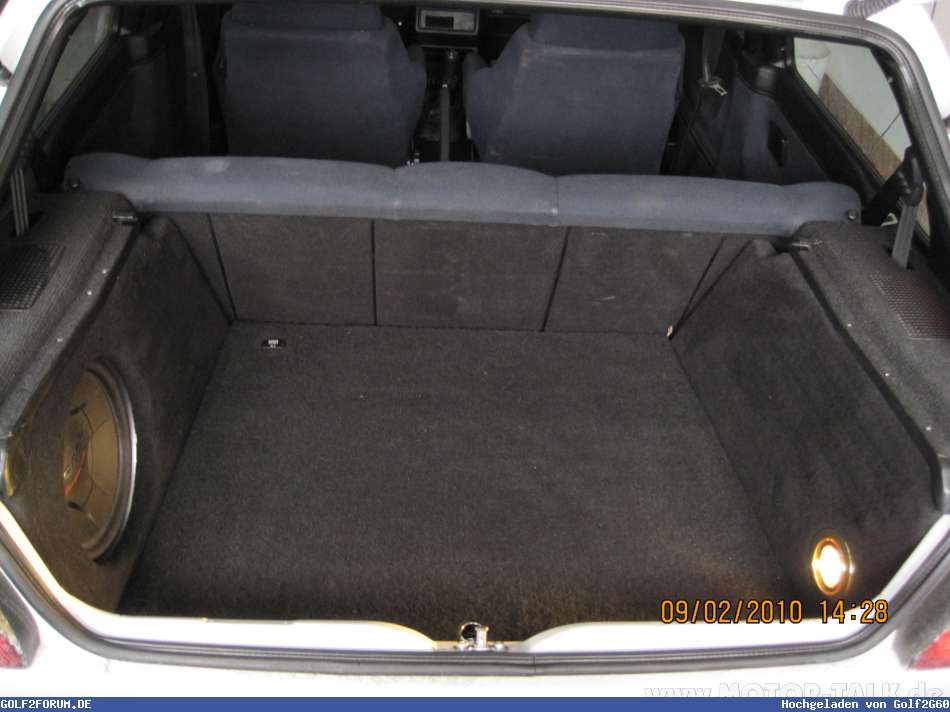 2 Stück Halteband Hutablage Kofferraum VW Golf II alle Modelle , auch GTI