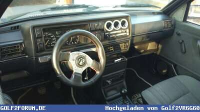 VW Golf 2 Votex Mittelkonsole mit Alcantara Leder bezogen